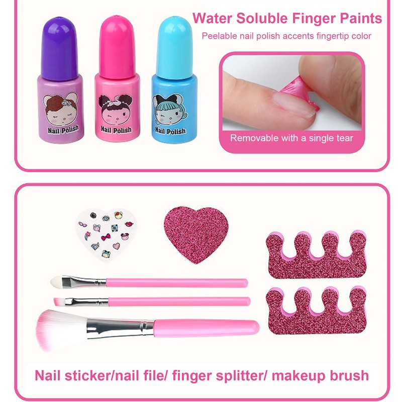 Children's Makeup Cosmetics Makeup Box Toy Stage Performance Eyeshadow Lip