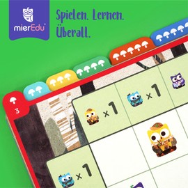 mierEdu Magnetic Sudoku - Duel Version - Beginners I Promotes Logic & Concentration I Also Ideal as a Travel Game for Children I Toy from 3 Years