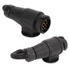 Trailer Plug Adapter 13 Way Round to 4 Way Flat