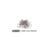 METALLIXITY 100pcs Split Lock Washers Spring Lock Washers Split Washers