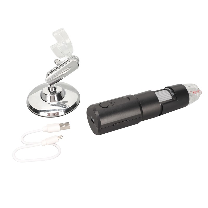 Handheld USB Microscopes 50X‑1000X Mini WiFi USB Black Wireless Digital