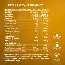 Vivenia Omega 3 Aceite De Pescado Alta Concentración Epa Dha                                                                                          