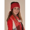 styleBREAKER Ladies Knitted Headband Plain with Diamond Pattern, Thermo Fleece