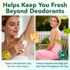 Chlorophyll Capsules Body Deodorizing Supplement for Daily Internal Freshness Support