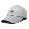 DALIX Rainbow Baseball Cap Womens Hats Cute Hat Soft Cotton