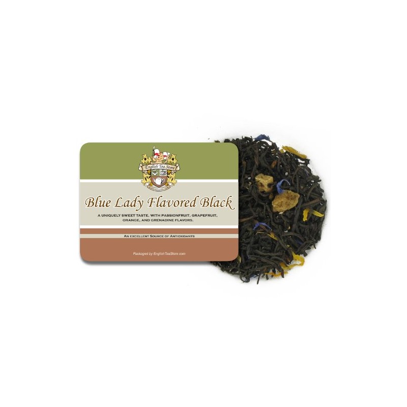 Blue Lady Black Tea Pouches for Loose Tea - 16oz