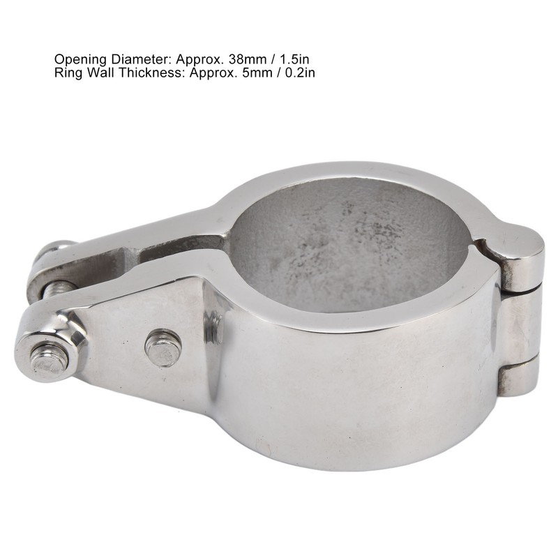 Jaw Slide 38mm Top Hinge Rail Mount Fitting 316 Stainless