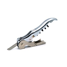 Pulltap's Genuine Slider Boss 150 Wine Key Corkscrew (Cromado - Chrome)