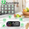 Diboniur Digital Alarm Clock with Large LED Display, Digital Clock,