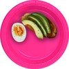 CUSINIUM 25-Pack 9" Hot Pink Paper Plates - Ideal for