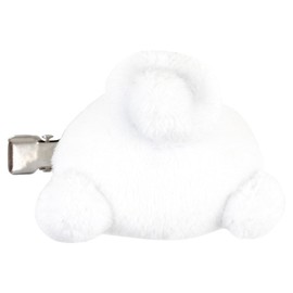 Tees Factory SR-5548052CR Sanrio Characters Mascot Hair Clip, Buttock/Cinnamo Roll, H2.2 x W 2.4 x D 1.2 inches (55 x 60 x 30 mm), Within