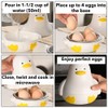 Microwave Egg Boiler Duck Shape 4 Egg Capacity Microwave Egg
