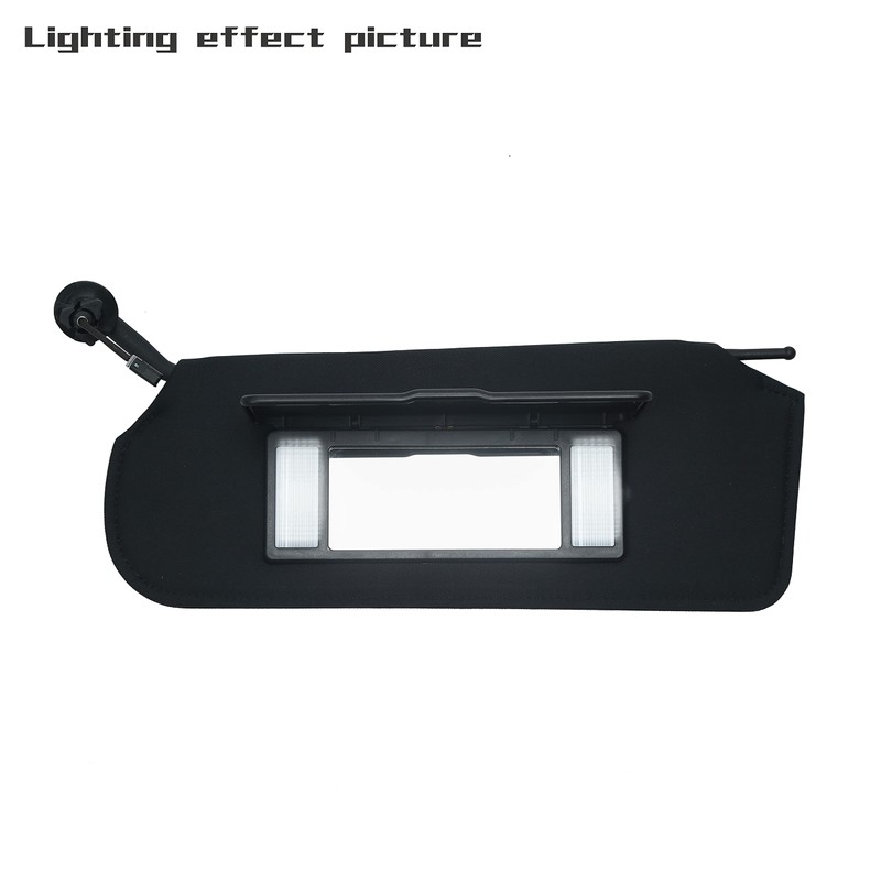 MYFANDOOR Pair Sun Visor with Updated Bright LED Lights Compatible