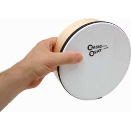 Basic Beat BB108 8" Pre-Tuned Frame Drum - Premium Quality Maple Wood Shell with Satin Finish, Durable Synthetic Playing Surface for Optimal Sound