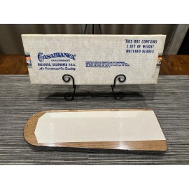 Casablanca 17" B596 Square Style High Gloss Oak Replacement Fan Blades 5 Pack