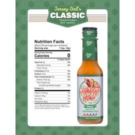 Jersey Girl Hot Sauce Co No Sodium/Salt Free - All Natural Craft Hot Sauce Sampler Pack, 5 Oz (Variety)