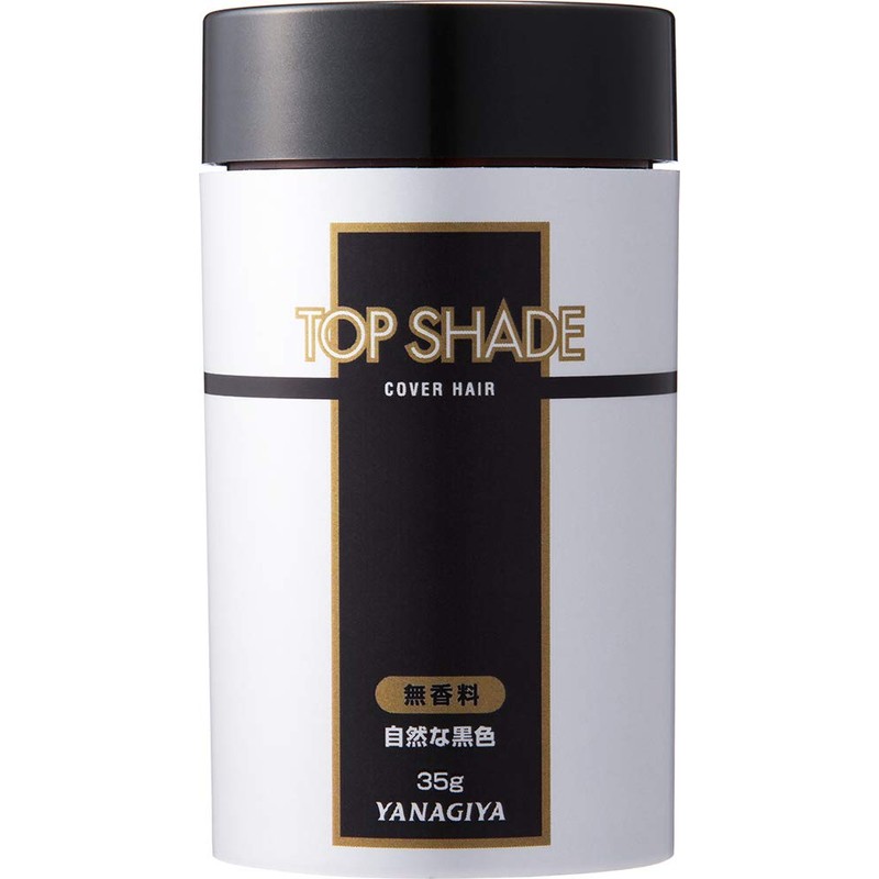 YANAGIYA TOP SHADE Hair Cover Natural Black 35g