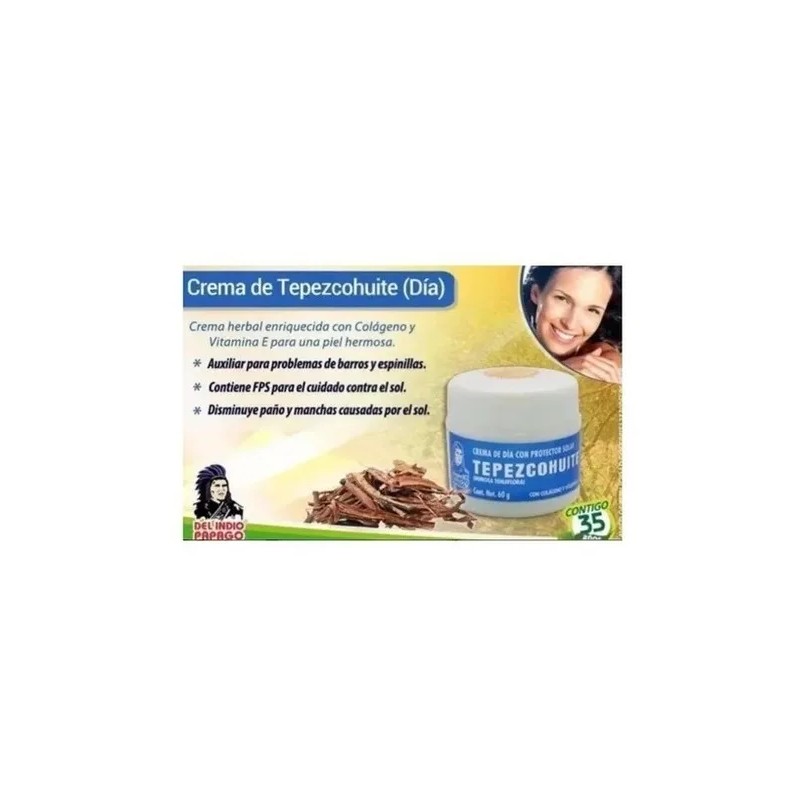Crema De Tepezcohuite 60 Grs Blanca