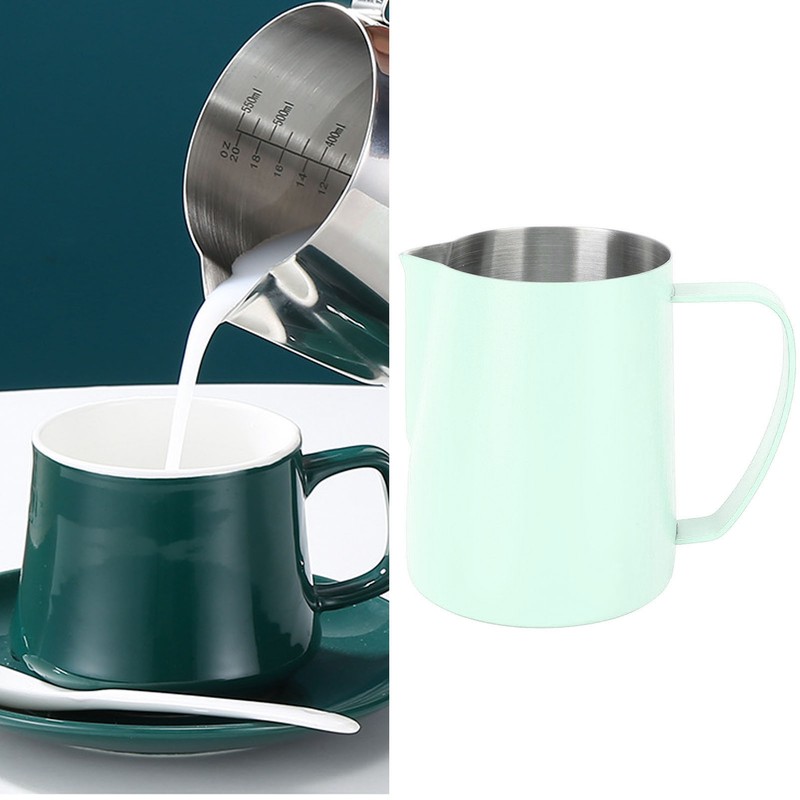 480ML Coffee Frothing Cup 304 Stainless Steel Milk Frother Jug