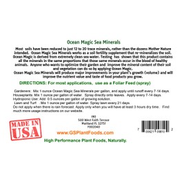 Ocean Magic Sea Minerals 1 Gallon of Concentrate