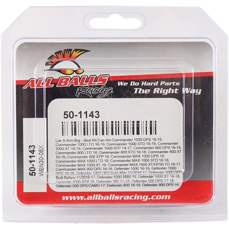 All Balls A-Arm Kit 50-1143 For Can-Am Commander 1000, Commander