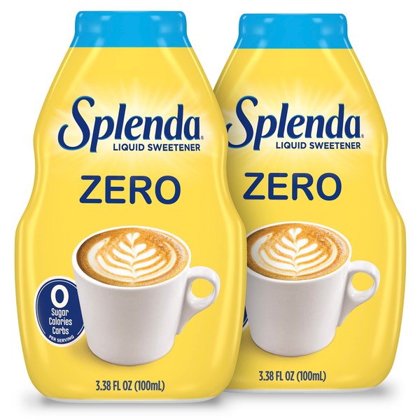 Splenda Liquid Zero Calorie Sweetener drops, 100ml (Pack of 2)