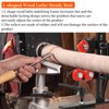 Wood Lathe Steady Rest, JAZORR L Shape Woodworking Steady Rest,