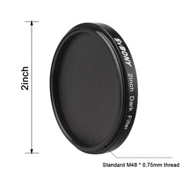 SVBONY SV164 Telescope Filter Dark Frame Imaging Filter 2 Inch for Astrophotography Astronomy Filters for Eliminate Camera Noise and Hot Pixels