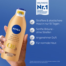 NIVEA Body Lotion Firming + Tanning Q10 200 ml