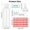 Travel Bottle Set, 6 x 100 ml Travel Bottle Set
