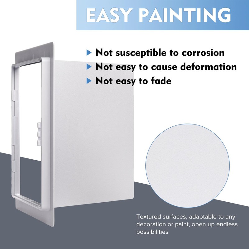 Donext Access Plumbing Panel for Drywall Ceiling, 8x8 in Plastic