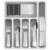 49-Piece Stainless Steel Silverware Set with Cutlery Organizer, Service for