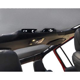 Shadeidea JT Sun Shade Top Sunshade Compatible with Jeep Gladiator Top Shade Mesh Screen Roof Cover (2018-2023)- Wind Noise UV Blocker with GrabBag Pouch -10 Year Warranty- Gray -Front&Rear