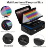 Overseas Stock Convenient Secure Fireproof and Waterproof Lockable Hard Shell