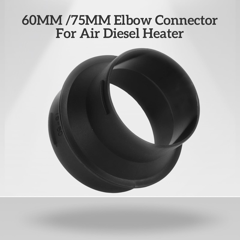 ALI2 ABS Heater Duct Pipe Connection Connector 60-75mm Air Auxiliary
