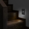 Black Wall Outlet Receptacle with Night Light,Electrical Receptacle Outlets,15A 125V,