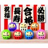 イワコー 消しゴム 開運だるま 60個入り SCERDAL001