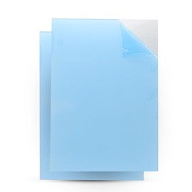 DOJA Barcelona Transparent Acrylic Glass Panel 300 x 200 mm 3 mm Pack of 2 Methacrylate Glass Panel Safe and Durable Acrylic Glass Plate Acrylic Plate for Design & Decoration