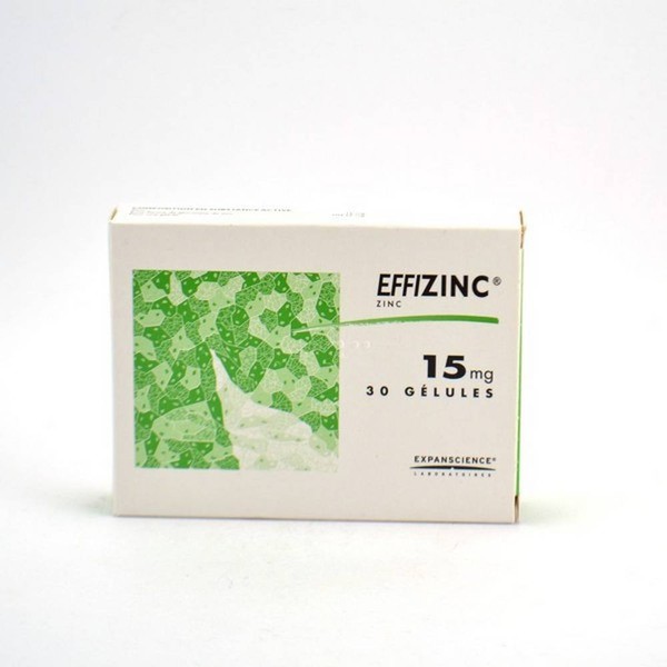 EFFIZINC 15mg capsules acne treatment