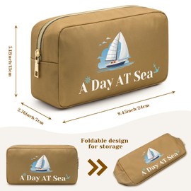 Funny Sea Lovers Gifts for Women Beach Lover Sea Lovers Cosmetic Bag Cruise Lover Summer Vacation Gift Cruise Lover Gift Ideas Cruise Makeup Bag Gifts Graduation Christmas Birthday Gifts