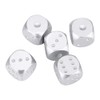 5pcs Deluxe Aluminium Alloy Poker Dice Set with Storage Box,