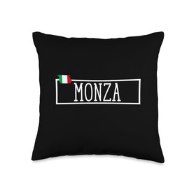 Monza City Italy Vacations Traveling Italian Women Men Pun Throw Pillow
