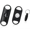 BUBUCAM 3-Piece Stainless Steel Cigar Cutter Set, Cigar Cutter &