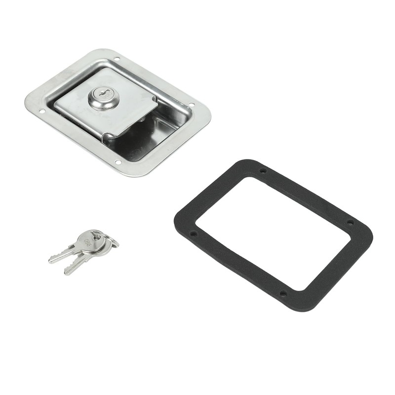 smileracing 4-6/8" x 3-5/8" Truck Tool Box Latch Replacement Stainless