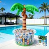 Inflatable Palm Tree Cooler 60" Inflatable Pool Party Bar Inflatable