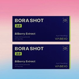 Bora Shot 2.0 14 packs, 2 boxes, eye health functional food / 보라샷 2.0 14포 2박스 눈 건강기능식품