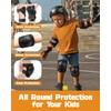 Kids Protective Gear Set, Knee and Elbow Pads with Wrist