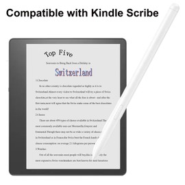 Scribe Stylus Pen for Kindle Scribe Pen Compatible with Kindle Scribe,Palm Rejection,4096 Levels of Pressure Sensitivity(Sliver)