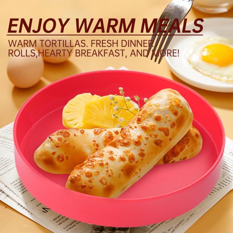vivicreate 2 pcs pack Tortilla Warmer, Tortilla Servers, Pancake Keeper,tortillas