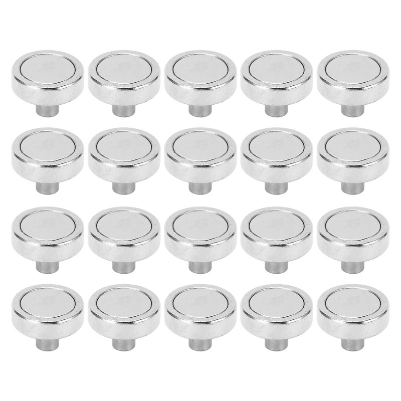 20Pcs Silver Neodymium Pot Magnet Base NdFeB Magnet Nickel Plating